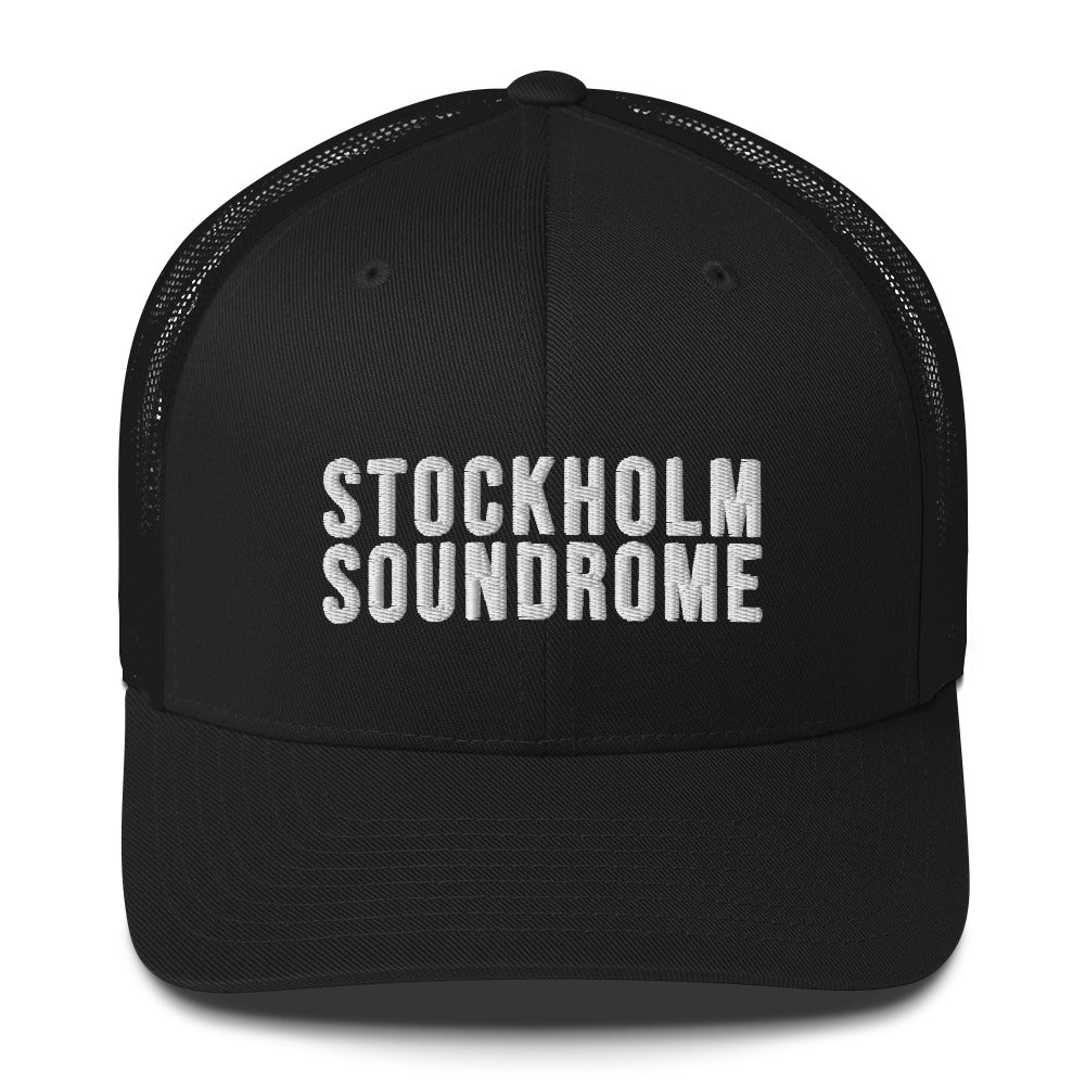 Stockholm Soundrome Black Trucker Hat